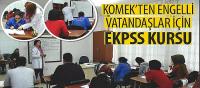 KOMEK’ten Engelli Vatandaşlar İçin EKPSS Kursu