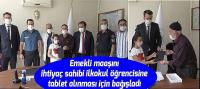Hayırsever vatandaş öğrenci için maaşını bağışladı