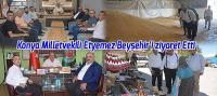 AK Parti Konya Milletvekili Etyemez Beyşehir’i ziyaret Etti