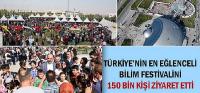 Türkiye’nin En Eğlenceli Bilim Festivalini 150 Bin Kişi Ziyaret Etti