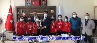 Konya Şampiyonu Filenin Sultanlarından Ziyaretler