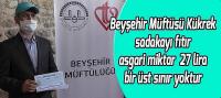 Beyşehir Müftüsü Kükrek’ten fitre ve zekat açıklaması