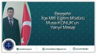Milli Eğitim Müdürü Konuk'tan Yarıyıl Mesajı
