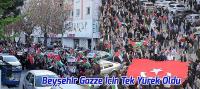 Beyşehir Gazze İçin Tek Yürek Oldu