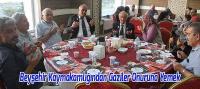 Beyşehir Kaymakamlığından Gaziler Onuruna Yemek
