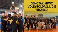 Genç Takımımız Voleybolda 2. Lig’e Yükseldi