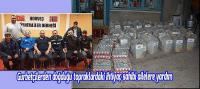 Gurbetçilerden doğduğu topraklardaki ihtiyaç sahibi ailelere yardım eli