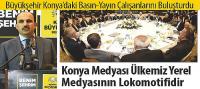 Büyükşehir Konya’daki Basın-Yayın Çalışanlarını Buluşturdu