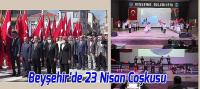 Beyşehir'de 23 Nisan Coşkusu