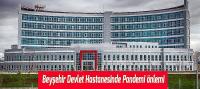 Beyşehir Devlet Hastanesi'nde Pandemi önlemleri