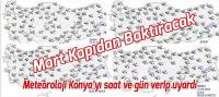 Meteoroloji Konya’yı saat ve gün verip uyardı