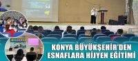 Konya Büyükşehir’den Esnaflara Hijyen Eğitimi