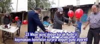 Küçük Aydın’a sürpriz doğum günü ziyareti