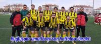 Huğluspor umutlarını son haftalara bıraktı