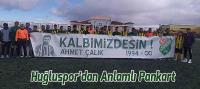 Huğluspor'dan Anlamlı Pankart!