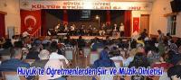 Hüyük'te Öğretmenlerden Şiir Ve Müzik Dinletisi