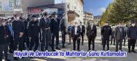 Hüyük Ve Derebucak’ta Muhtarlar Günü Kutlamaları
