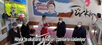 Hüyük’te okulların duvarları çizimlerle süsleniyor