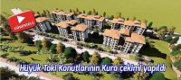 Hüyük Toki Konutlarının Kura çekimi yapıldı