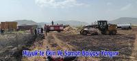Hüyük’te Ekin Ve Saman Balyası Yangını