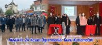 Hüyük'te 24 Kasım Öğretmenler Günü Kutlamaları