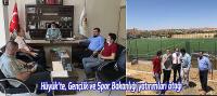 Hüyük’te, Gençlik ve Spor Bakanlığı yatırımları atağı
