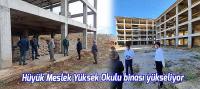 Hüyük Meslek Yüksek Okulu binası yükseliyor