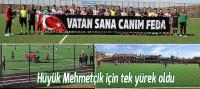 Hüyük'de sporcular Mehmetçik için Tek yürek oldu