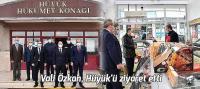 Vali Özkan, Hüyük'ü ziyaret etti