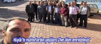 Hüyük’te muhtarlardan yaşlılara; “her daim emrinizdeyiz”