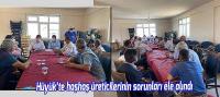 Hüyük'de haşhaş üreticilerin sorunları ele alındı