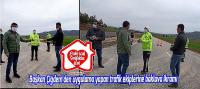 Başkan Çiğdem’den uygulama yapan trafik ekiplerine baklava ikramı