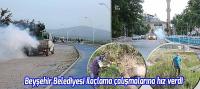 Beyşehir Belediyesi ilaçlama çalışmalarına hız verdi
