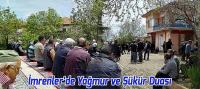 İmrenler’de Yağmur ve Şükür Duası