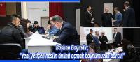 Bayındır: Yeni yetişen neslin önünü açmak boynumuzun borcu!