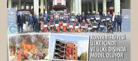 Konya İtfaiyesi Ülke İçinde ve Ülke Dışında Model Oluyor