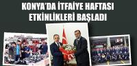 Konya’da İtfaiye Haftası Etkinlikleri Başladı