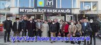 İyi Parti Genel Başkan Yardımcısı Ünzile Yüksel Beyşehir’de