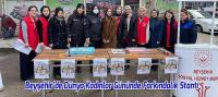 Beyşehir'de Dünya Kadınlar Gününde Farkındalık Stantı