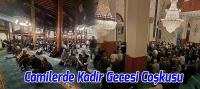 Camilerde Kadir Gecesi Coşkusu