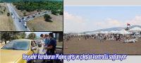 Beyşehir Karaburun Plajına giriş ve çıkışlar kontrollü sağlanıyor