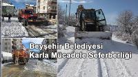 Beyşehir Belediyesi Karla Mücadele Seferberliği