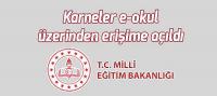 Karneler e-okul üzerinden erişime açıldı