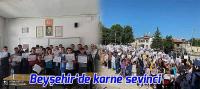 Beyşehir’de karne sevinci