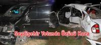 Beyşehir Çevreyolu Kavşağında Üzücü Kaza.