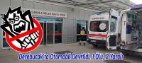 Derebucak’ta Otomobil Devrildi, 1 Ölü, 2 Yaralı