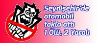 Seydişehir'de otomobil takla attı: 1 ölü, 2 yaralı