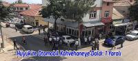 Hüyük’te Otomobil Kahvehaneye Daldı: 1 Yaralı