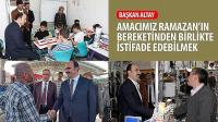 Başkan Altay, “Amacımız Ramazan’ın Bereketinden Birlikte İstifade Edebilmek”