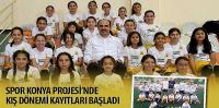 Spor Konya Projesi’nde Kış Dönemi Kayıtları Başladı